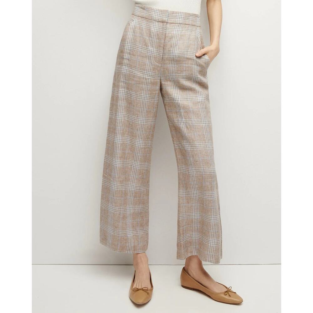 VERONICA BEARD Brixton Linen Pant Size 2 - Picture 2 of 14
